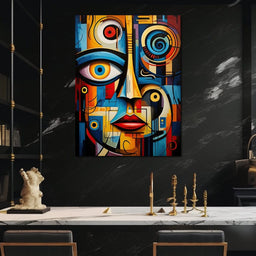 Cubist Reflections - NicheCanvas