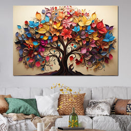 Four Seasons of the Tree of Life - NicheCanvas
