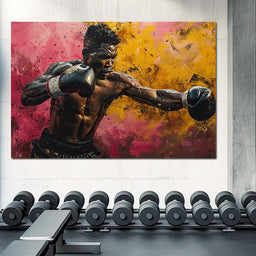 Golden Fury of the Ring - NicheCanvas