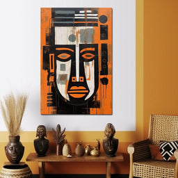 Tribal Mask - Sakeem Gibbs - NicheCanvas