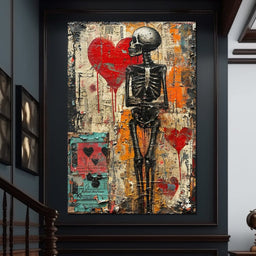 Romantic Skeleton 1 - NicheCanvas