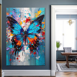 Colorburst Butterflies - NicheCanvas