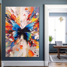 Chromatic Butterfly Euphoria - NicheCanvas