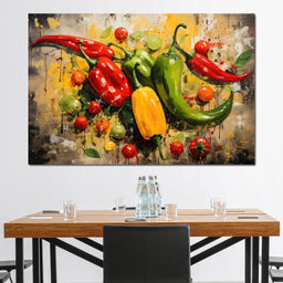 Vibrant Harvest Symphony - Wildrose Creations - NicheCanvas