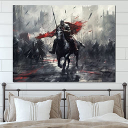 Majestic Warfare in Monochrome - NicheCanvas