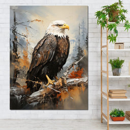 Majestic Eagle Outlook - NicheCanvas
