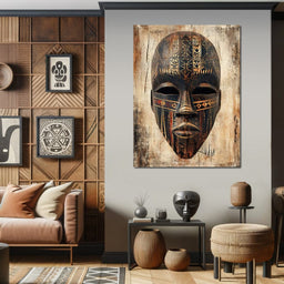 Tribal Echoes of Ancestry - NicheCanvas