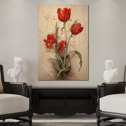 Tulips Resilience Dance - NicheCanvas