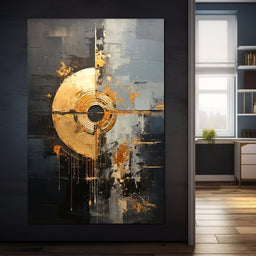 Eclipse in Golden Splendor - Tanni Cylon - NicheCanvas