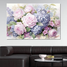 Bloom Symphony in Pastel - NicheCanvas