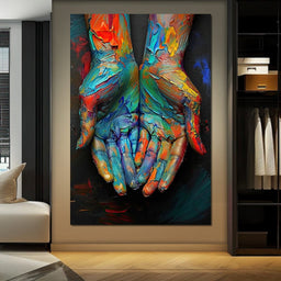 Embrace of Chromatic Hues - NicheCanvas