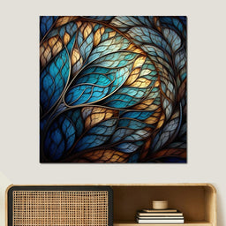 Mosaic Treescape - NicheCanvas