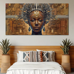 African Portrait Jama - Sakeem Gibbs - NicheCanvas