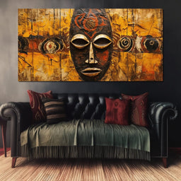 Tribal Mask 11 - Sakeem Gibbs - NicheCanvas