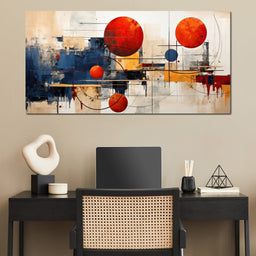 Golden Royal Geometric Harmony 09 - Wildrose Creations - NicheCanvas