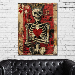 Romantic Skeleton 2 - NicheCanvas
