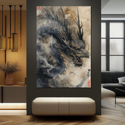 Mystic Dragon Tempest - NicheCanvas