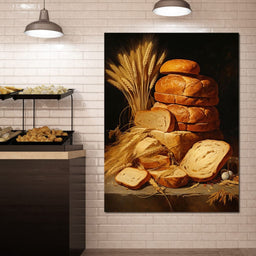 Feast of Wood and Bread - NicheCanvas