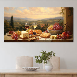 Wine & Cheese Valley - NicheCanvas