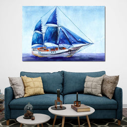 Blue Sails - NicheCanvas