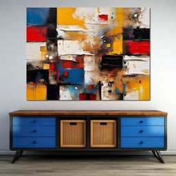 Colorful Modern Art 004 - Johanjjf - NicheCanvas