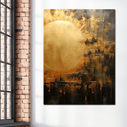 Golden Sun Atmosphere - NicheCanvas