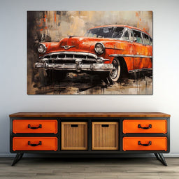 Car Collection 12 - Rider Art - NicheCanvas