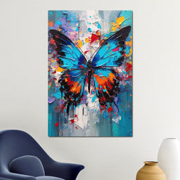 Colorburst Butterflies | NicheCanvas