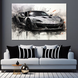 Car Collection 28 - Rider Art - NicheCanvas