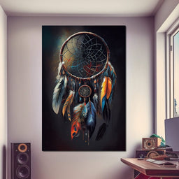 Dreamcatcher & Feathers - Alicia Smith - NicheCanvas