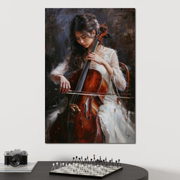 Violin Strings Serenade - NicheCanvas