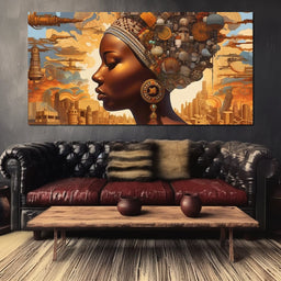 African Portrait Izula - Sakeem Gibbs - NicheCanvas
