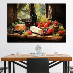 Fruit Cheese Wine 1 - NicheCanvas