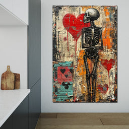 Romantic Skeleton 1 - NicheCanvas