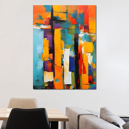 Colorful Modern Art 008 - Johanjjf - NicheCanvas