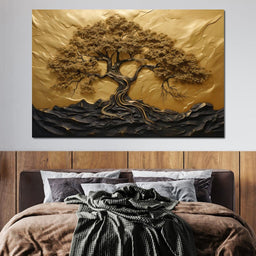 Golden Tree of Life - NicheCanvas