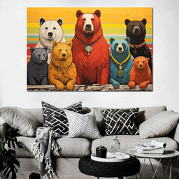 Kaleidoscope of Ursine Majesties - NicheCanvas