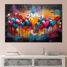 Dripping Spectrum of Love - NicheCanvas