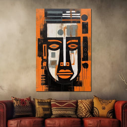 Tribal Mask - Sakeem Gibbs - NicheCanvas