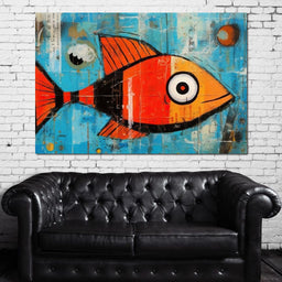 Red Fish - NicheCanvas