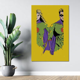 Superheroes - Gareth Doyle Art - NicheCanvas
