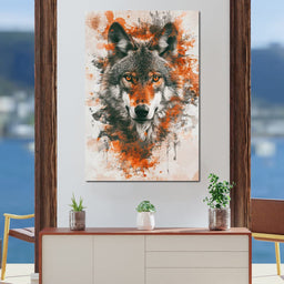 Wolf Gaze - NicheCanvas