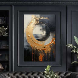 Abyssal Gold Embrace - Tanni Cylon - NicheCanvas