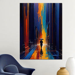 Streets of Loneliness - Johanjff - NicheCanvas