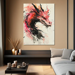 Vibrant Mythical Serenade - NicheCanvas