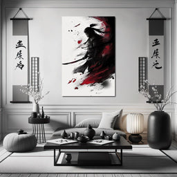 Samurai Chaos - NicheCanvas