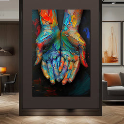 Embrace of Chromatic Hues - NicheCanvas