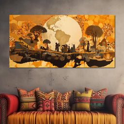 African Landscape - Sakeem Gibbs - NicheCanvas