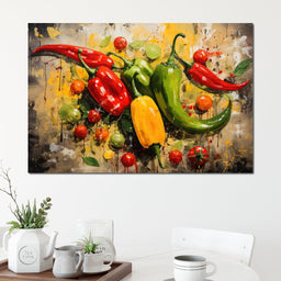 Vibrant Harvest Symphony - Wildrose Creations - NicheCanvas