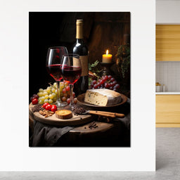 Wine Cheese Banquet - NicheCanvas